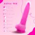Tracy's Dog Jelivoy-Mid - dzīvesveidīgs vibrators - 20 cm (rozā)