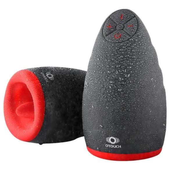 OTOUCH vīriešu masturbators ar vibrāciju, uzlādējams, melns
