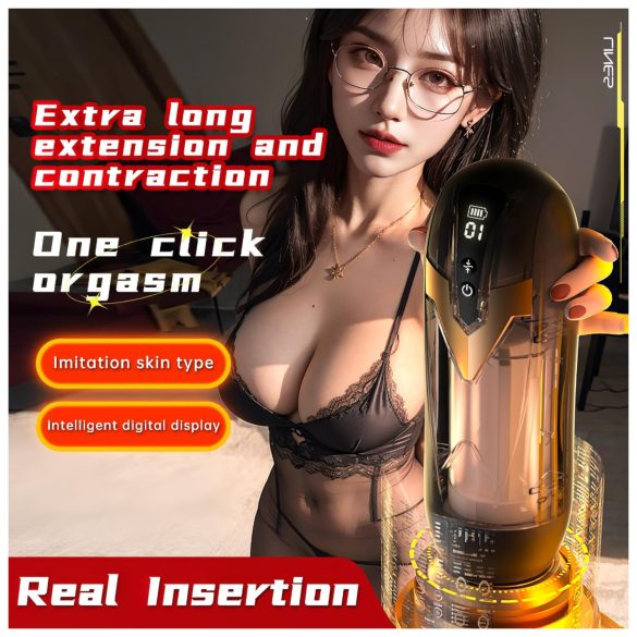 Leopard - masturbators vīriešiem bīdāms efekts melns