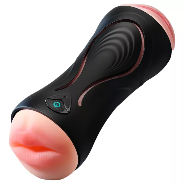 Leopard - mutes un mākslīgās maksts dzimumlocekļa vibrators (dabisks)