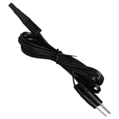   DG-LAB - 2 mm elektroda pagarinājuma un sadalītāja kabelis (melns)