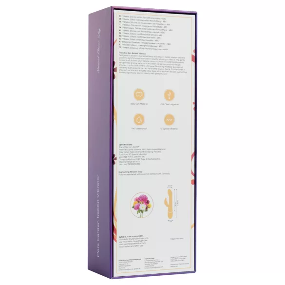 LOVISS Flower - klitora roktura G‑punkta vibrators (melns)