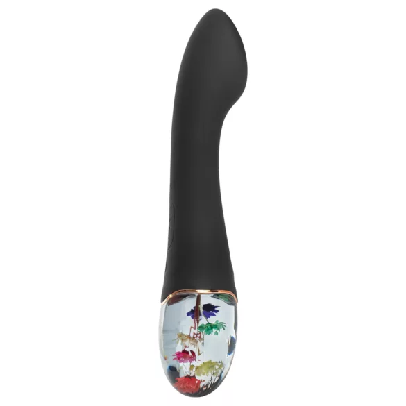 LOVISS Flower Grace - G‑punkta vibrators (melns)