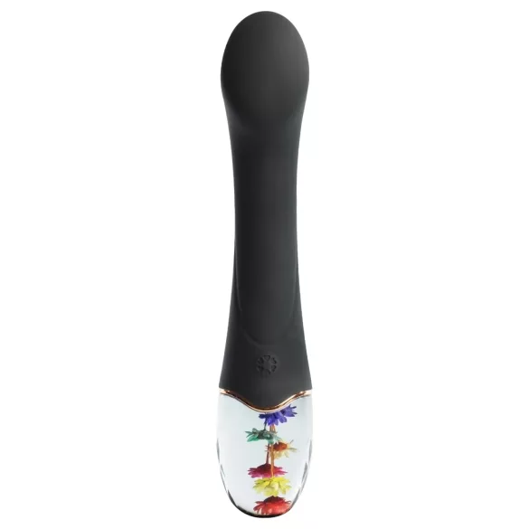 LOVISS Flower Grace - G‑punkta vibrators (melns)