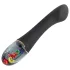 LOVISS Flower Grace - G‑punkta vibrators (melns)
