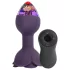 LOVISS Flower - tālvadības anālais vibrators (violets)