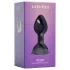 LOVISS Flower - tālvadības anālais vibrators (violets)