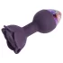 LOVISS Flower - tālvadības anālais vibrators (violets)
