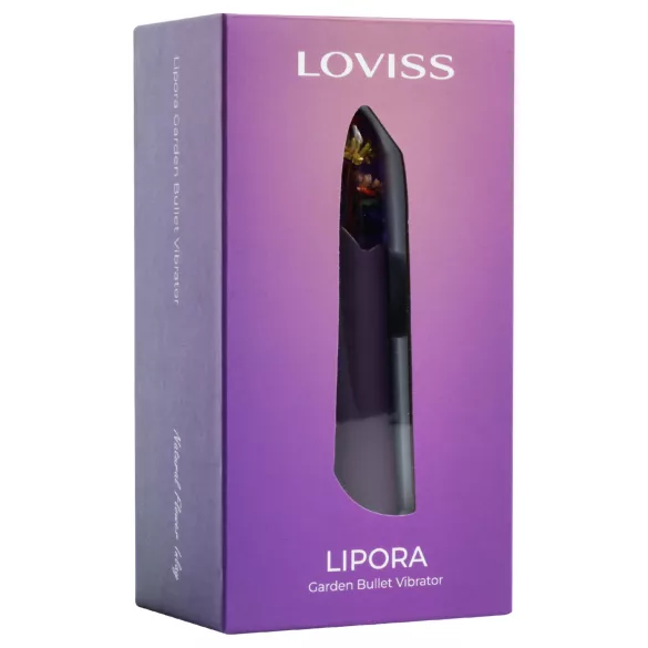 LOVISS Flower - mini stienīšu vibrators (violets)