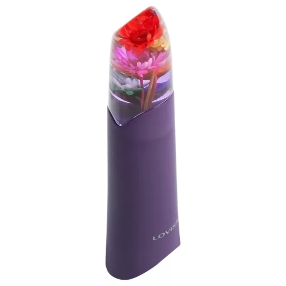 LOVISS Flower - mini stienīšu vibrators (violets)