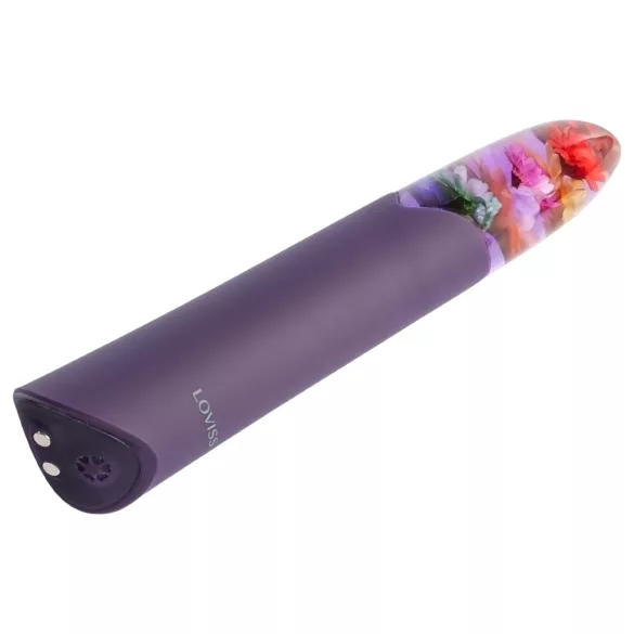 LOVISS Flower - mini stienīšu vibrators (violets)