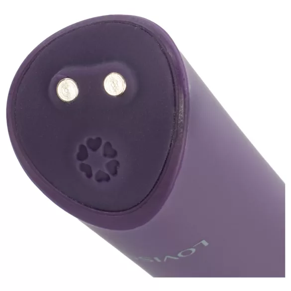LOVISS Flower - mini stienīšu vibrators (violets)