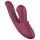 Vibeconnect - 2in1 G-punkta un klitora vibrators sarkans
