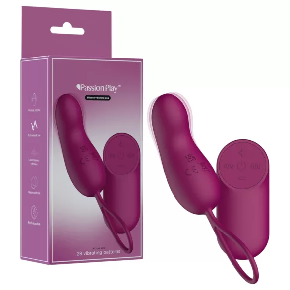 Passion Play - silikona vibro olve (violets)