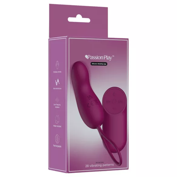 Passion Play - silikona vibro olve (violets)