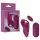 Passion Play - tālvadības, magnētiska biksīšu vibrators (bordo)