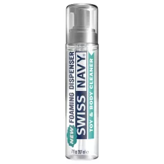   Swiss Navy rotaļlietu un ķermeņa tīrīšanas putas (221 ml)