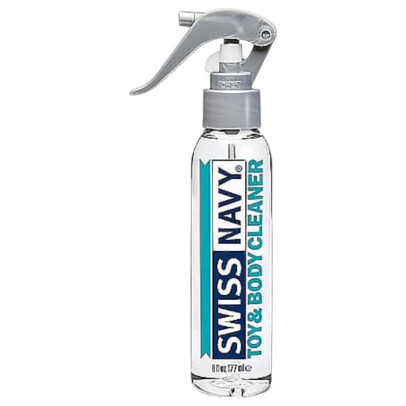 Swiss Navy rotaļlietu un ķermeņa tīrītājs - ērta izsmidzināmā pudele (177ml)