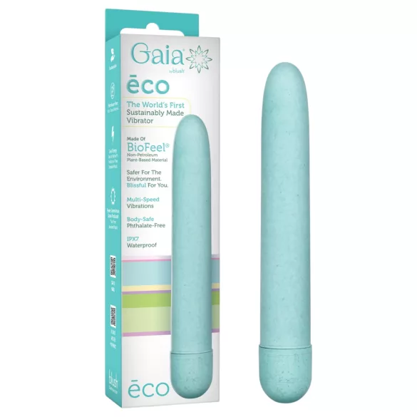 Gaia Eco L - videi draudzīgs vibratoru stienis (zils) - liels