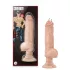 Blush Bad Boy - vibrators ar pīrsingu 33cm naturāls