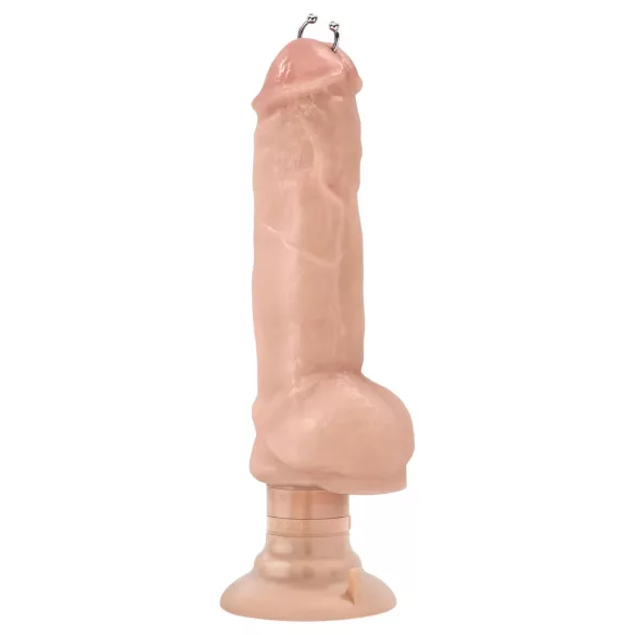 Blush Bad Boy - vibrators ar pīrsingu 33cm naturāls
