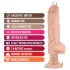 Blush Bad Boy - vibrators ar pīrsingu 33cm naturāls