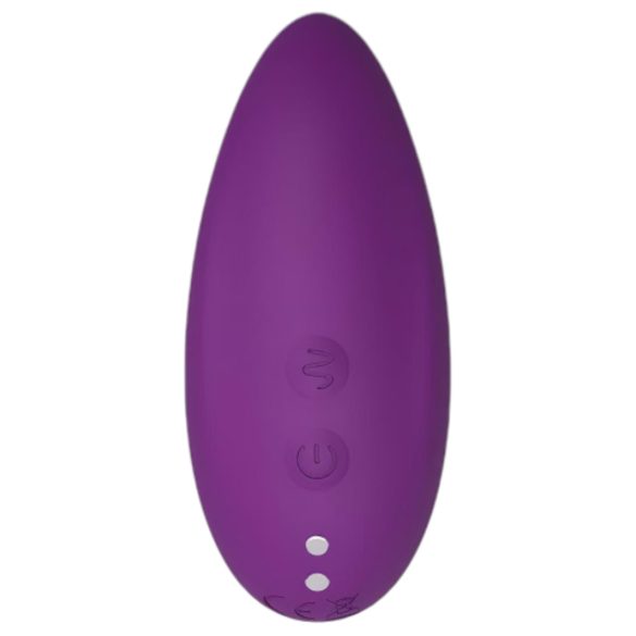 Vibeconnect - uzlādējams ūdensizturīgs klitora vibrators violets