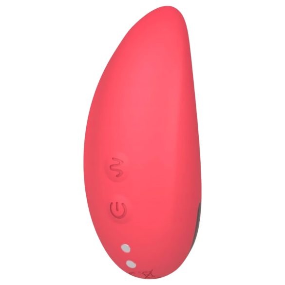 Vibeconnect - uzlādējams, ūdensizturīgs klitora stimulators (sarkans)