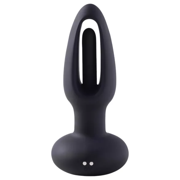 Honey Play Box anālais vibrators ar mēlīti, melns