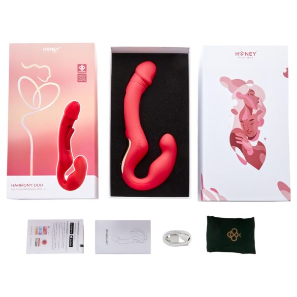 Honey Play Box Harmony Duo - sieviešu valkājams vibrators ar mēlītes stimulāciju