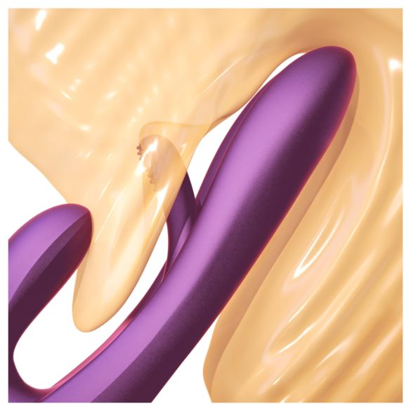 Honey Play Box Terri - klitora un mēles vibrators ar rokturi violets