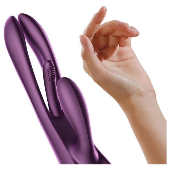 Honey Play Box Terri - klitora un mēles vibrators ar rokturi violets