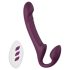 Honey Play Box Bliss - strap-on vibrators ar rotējošām bumbiņām violets