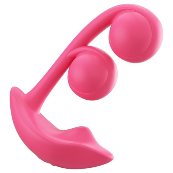 Honey Play Box Melody - 2-in-1 vibrators ar bumbiņām sarkans