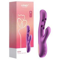   Honey Play Box Gem - vibrators G-punkta un klitora stimulācijai ar lodītēm violets