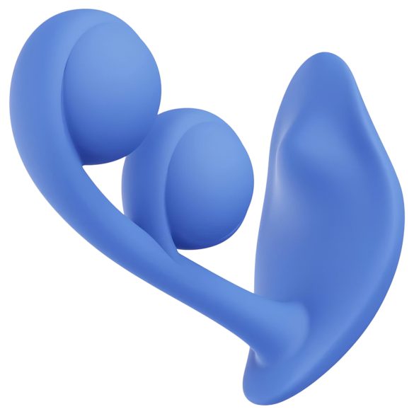 Honey Play Box Melody - 2in1 vibrators ar pērlītēm un Bluetooth funkciju zils