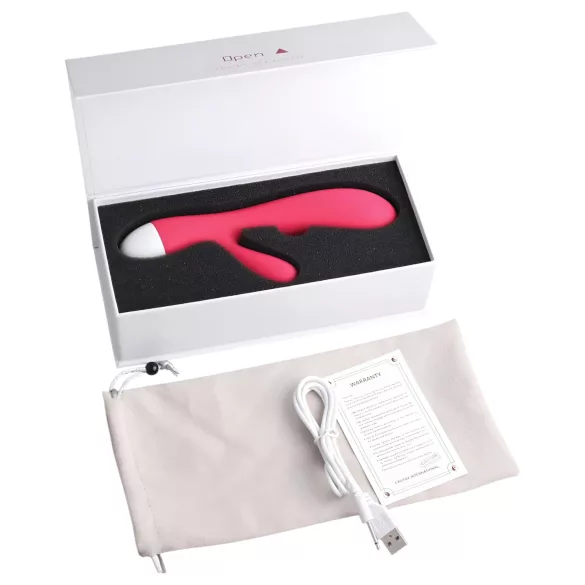 Cotoxo vibrators klitoram ar rokturi, uzlādējams, sarkans