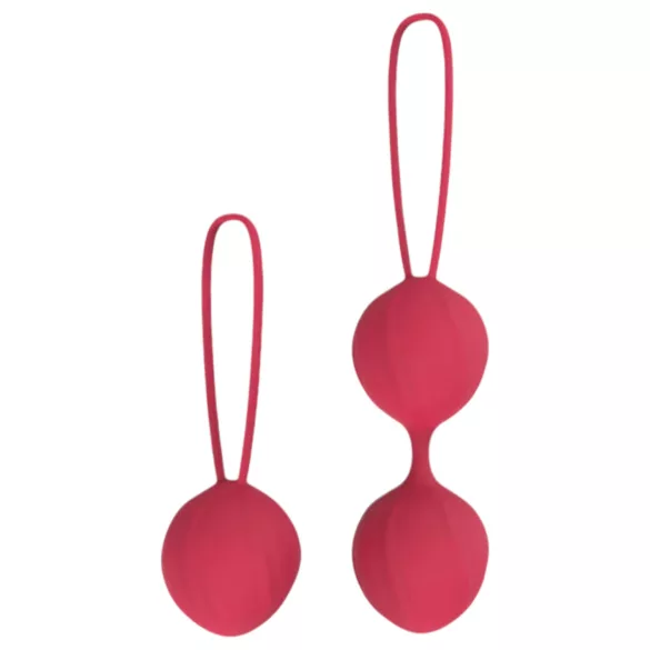 Cotoxo Cherry - geišas bumbiņu komplekts 2 gab. sarkans