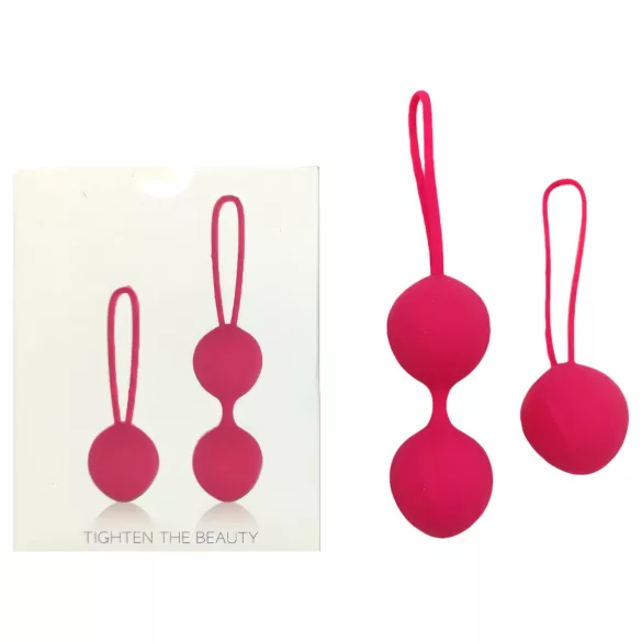 Cotoxo Cherry - geišas bumbiņu komplekts 2 gab. sarkans