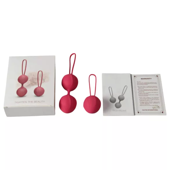 Cotoxo Cherry - geišas bumbiņu komplekts 2 gab. sarkans
