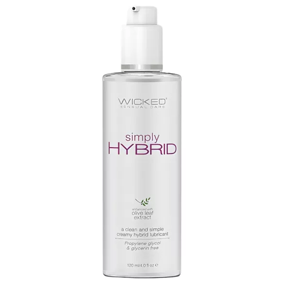 Wicked Simply Hybrid - lubrikants, hibrīds, 120 ml