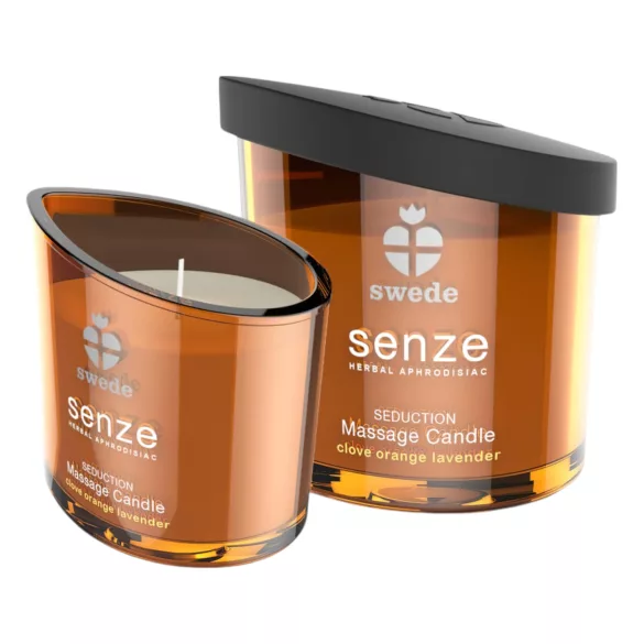 Swede Senze - masāžas svece ar apelsīnu un lavandu 50ml