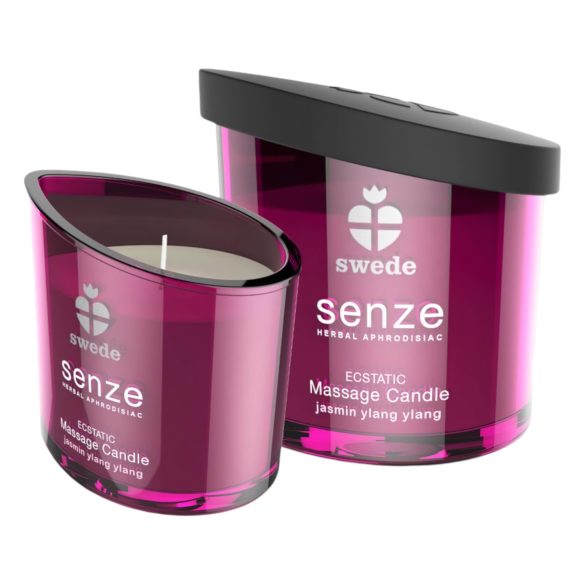 Swede Senze - masāžas svece - jasmīns un ilang-ilang (50ml)
