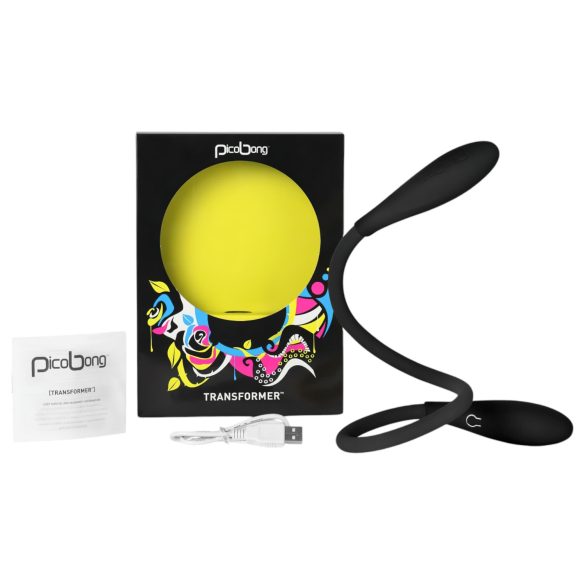 Picobong Transformer - ūdensizturīgs unisex vibrators (melns)