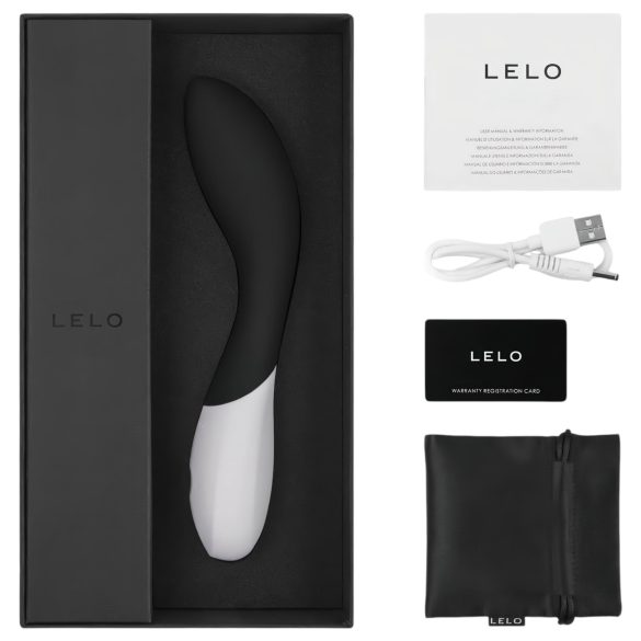 LELO Mona Wave - G-punkta vibrators ūdensizturīgs melns
