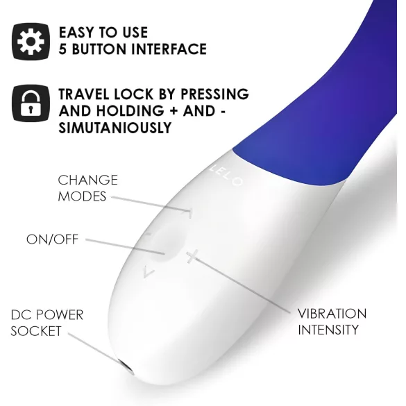LELO Mona Wave - G-punkta vibrators ūdensizturīgs zils