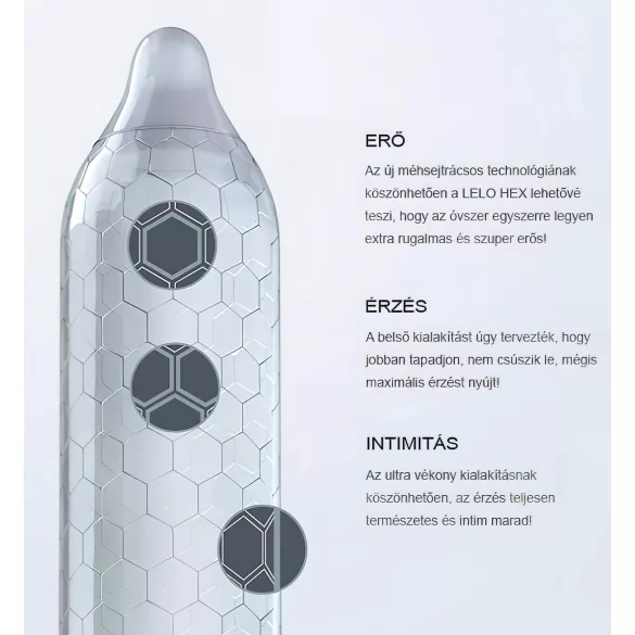 LELO Hex prezervatīvi oriģinālie 12 gab