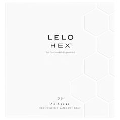LELO Hex Original - luksusa prezervatīvi (36 gab.)