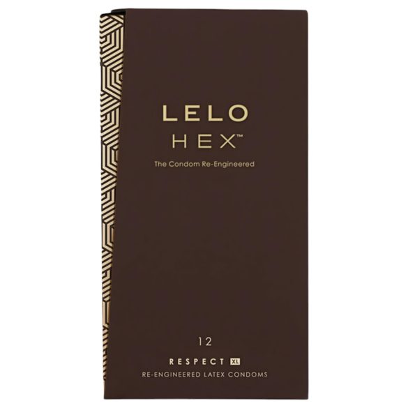LELO Hex Respect XL - luksusa prezervatīvi (12 gab)