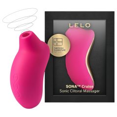   LELO Sona Cruise - skaņas viļņu klitora stimulators (ķiršu)